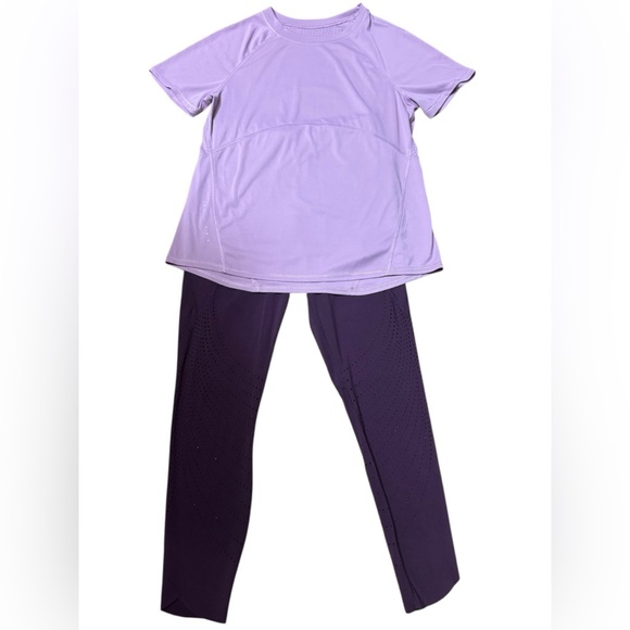 Avia Women’s Workout bundle Size Medium 8-10 Purple Ventilated Members Mark - Picture 1 of 16